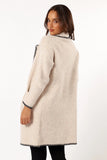 Oaklynn Contrast Stitch Coatigan Oat