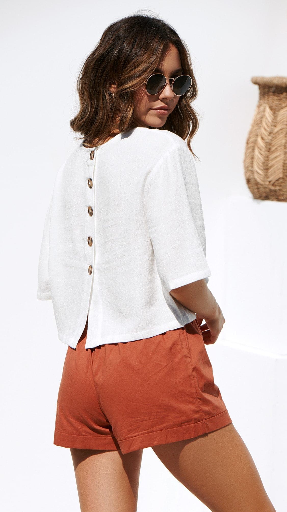 Charlotte Top White