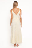 Kirsten Lace Maxi Dress Yellow