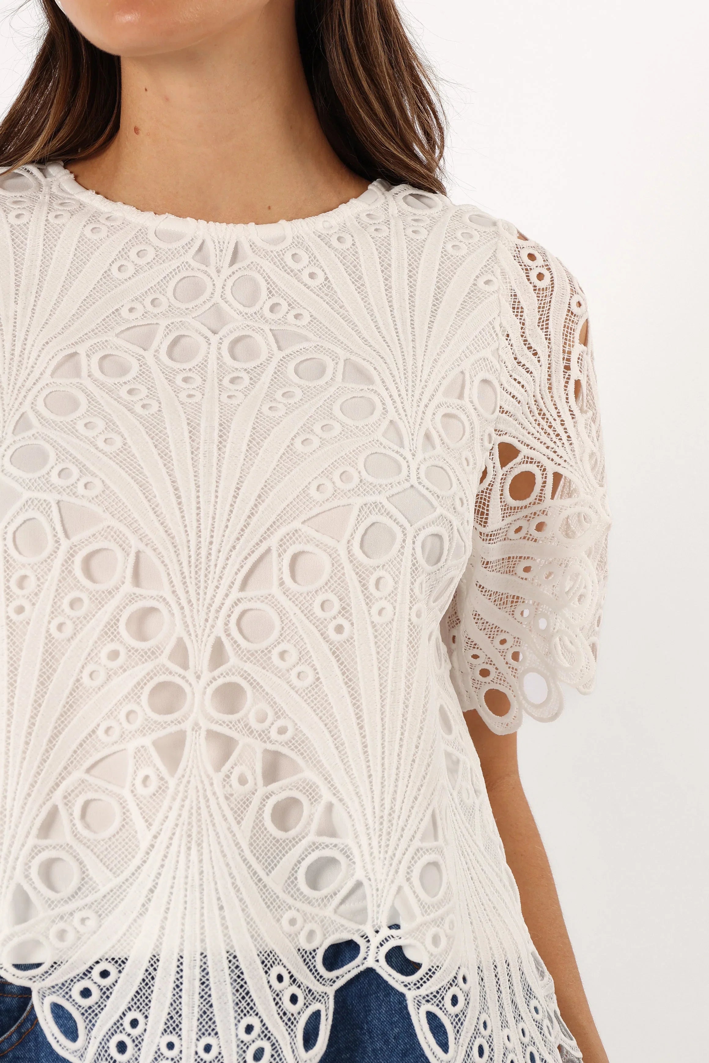 Sabina Top White