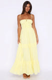 Rumour Has It Maxi Dress Lemon