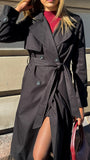 Byron Trench Coat Black