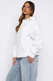 Bubbles Foxy Friends Oversized Hoodie Frosty