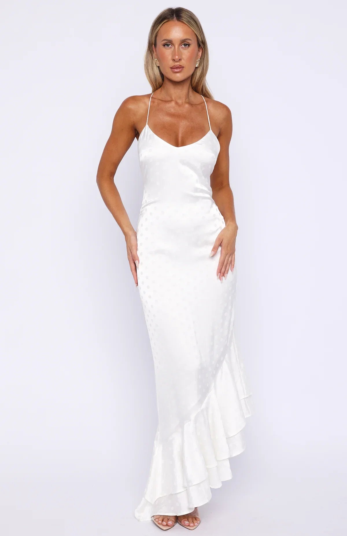 Starlit Skies Maxi Dress Off White