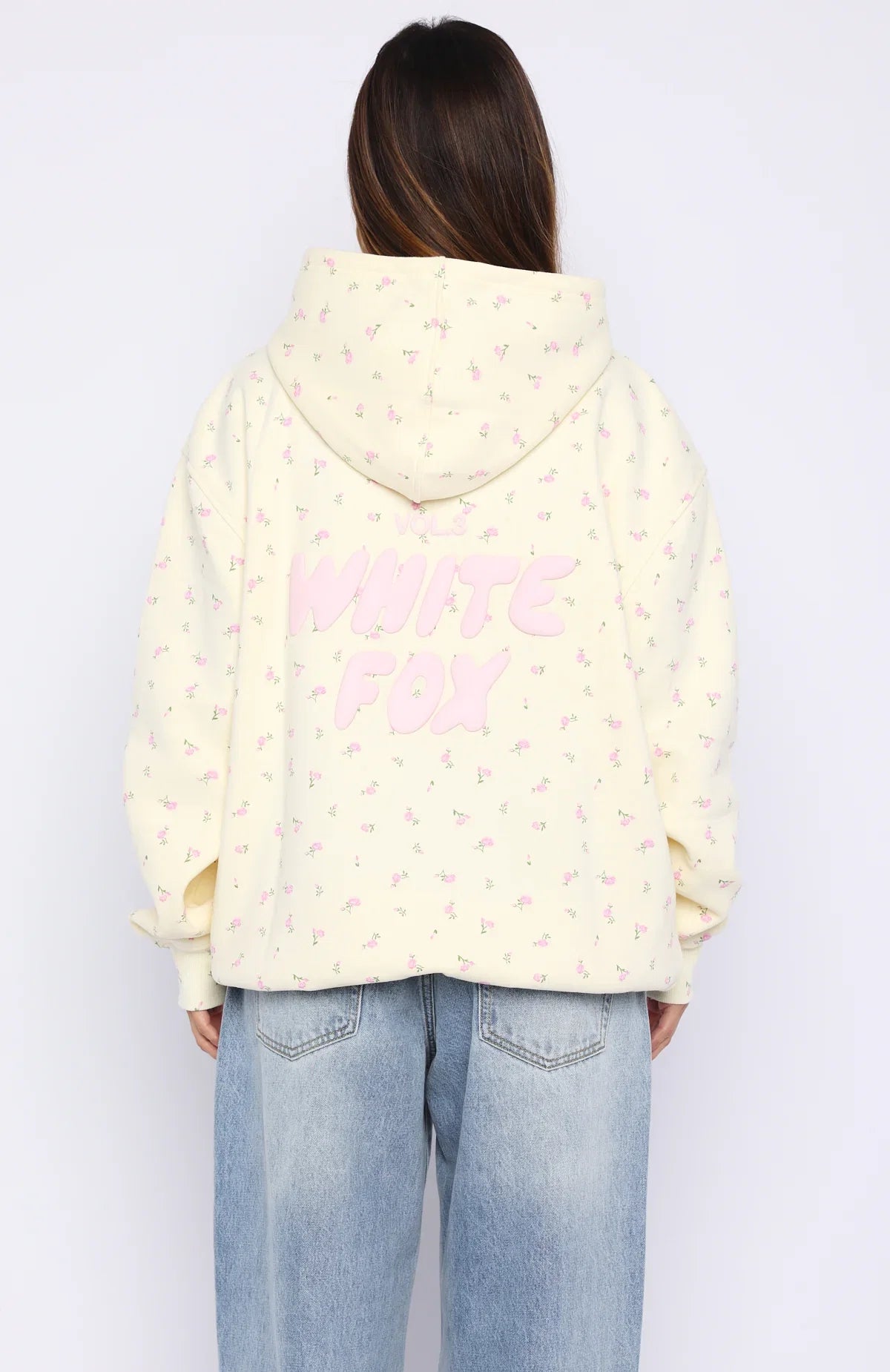 Offstage Printed Oversized Hoodie Lemon Ditsy