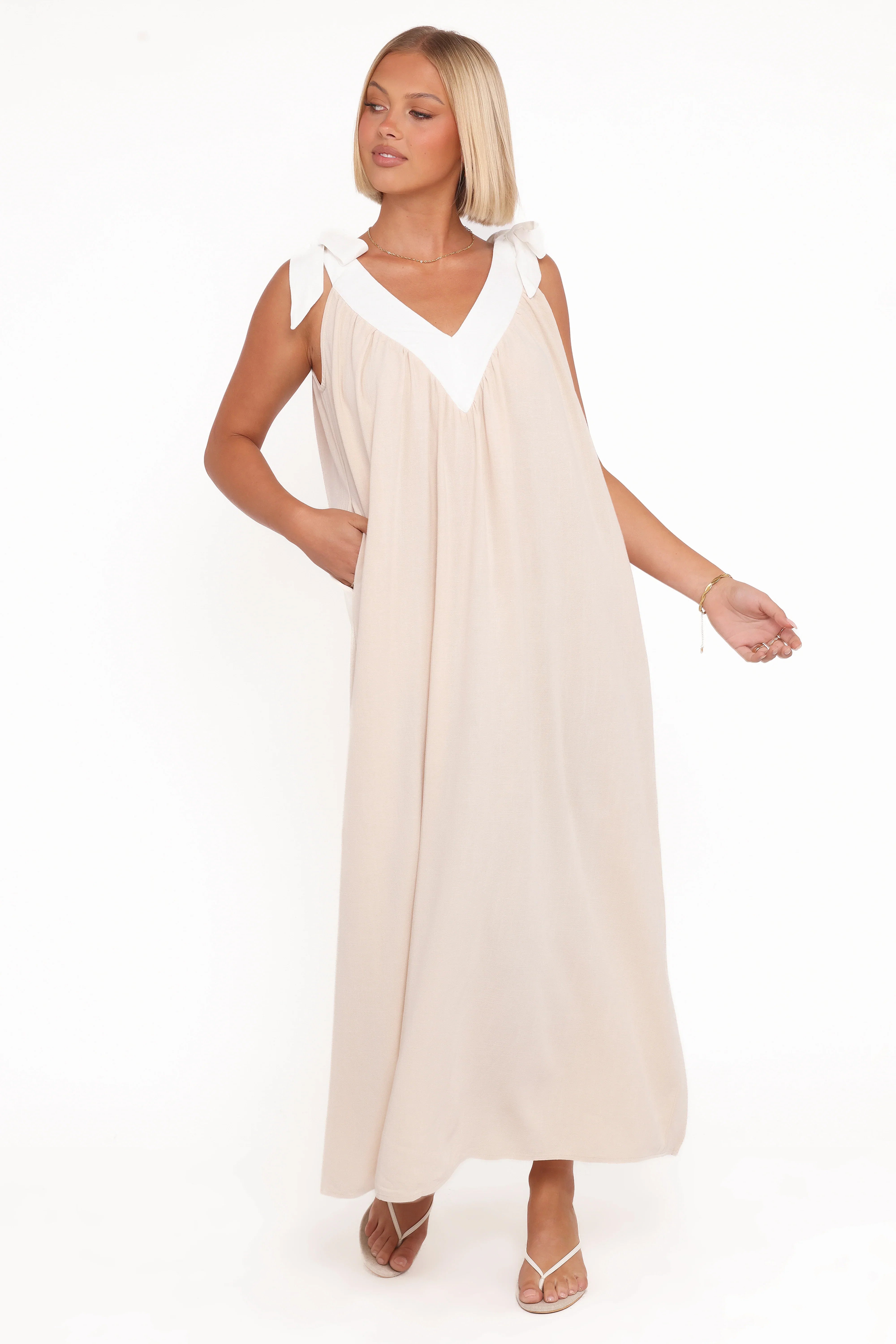 Dami Maxi Dress Oatmeal