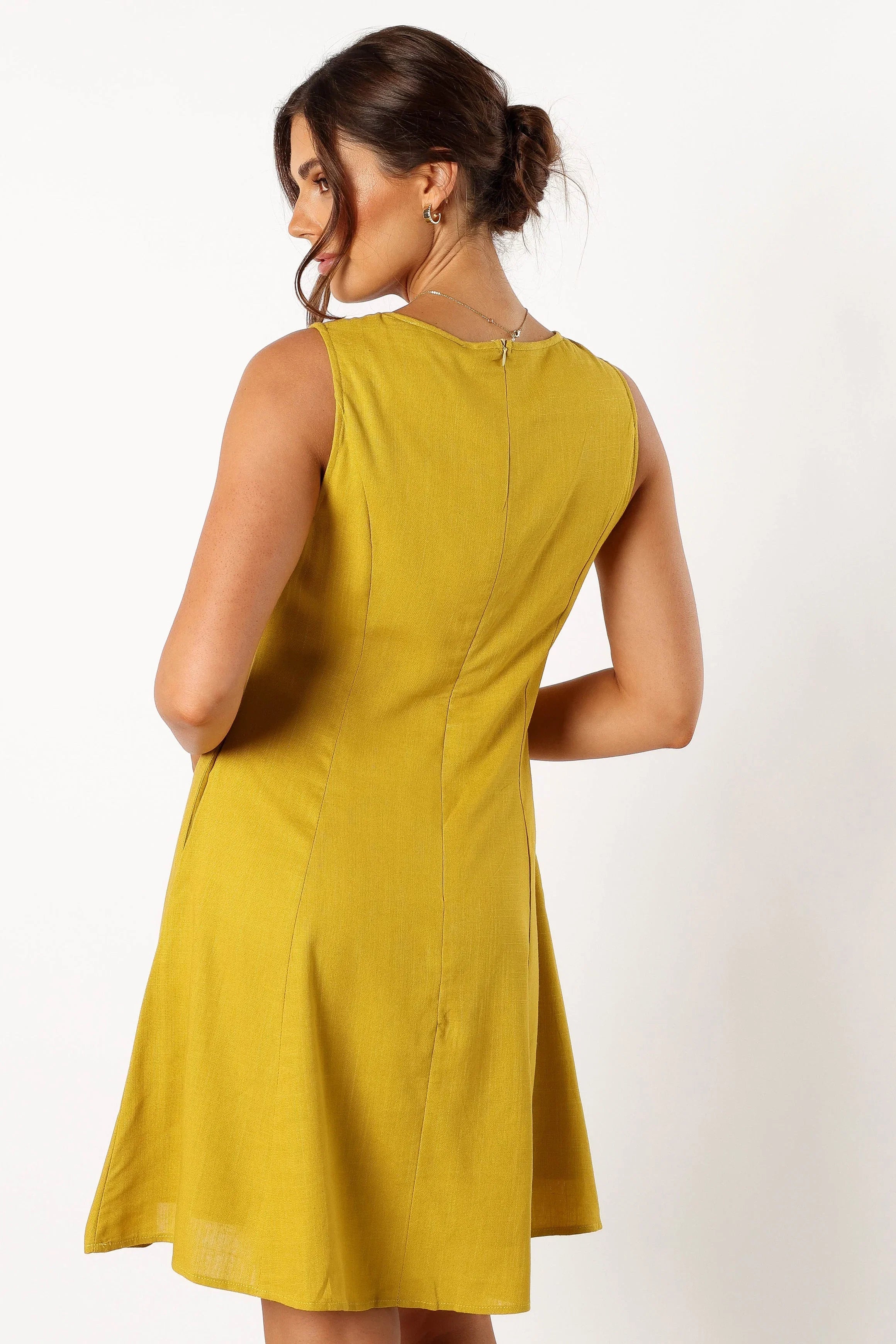 Rubes Mini Dress Mustard