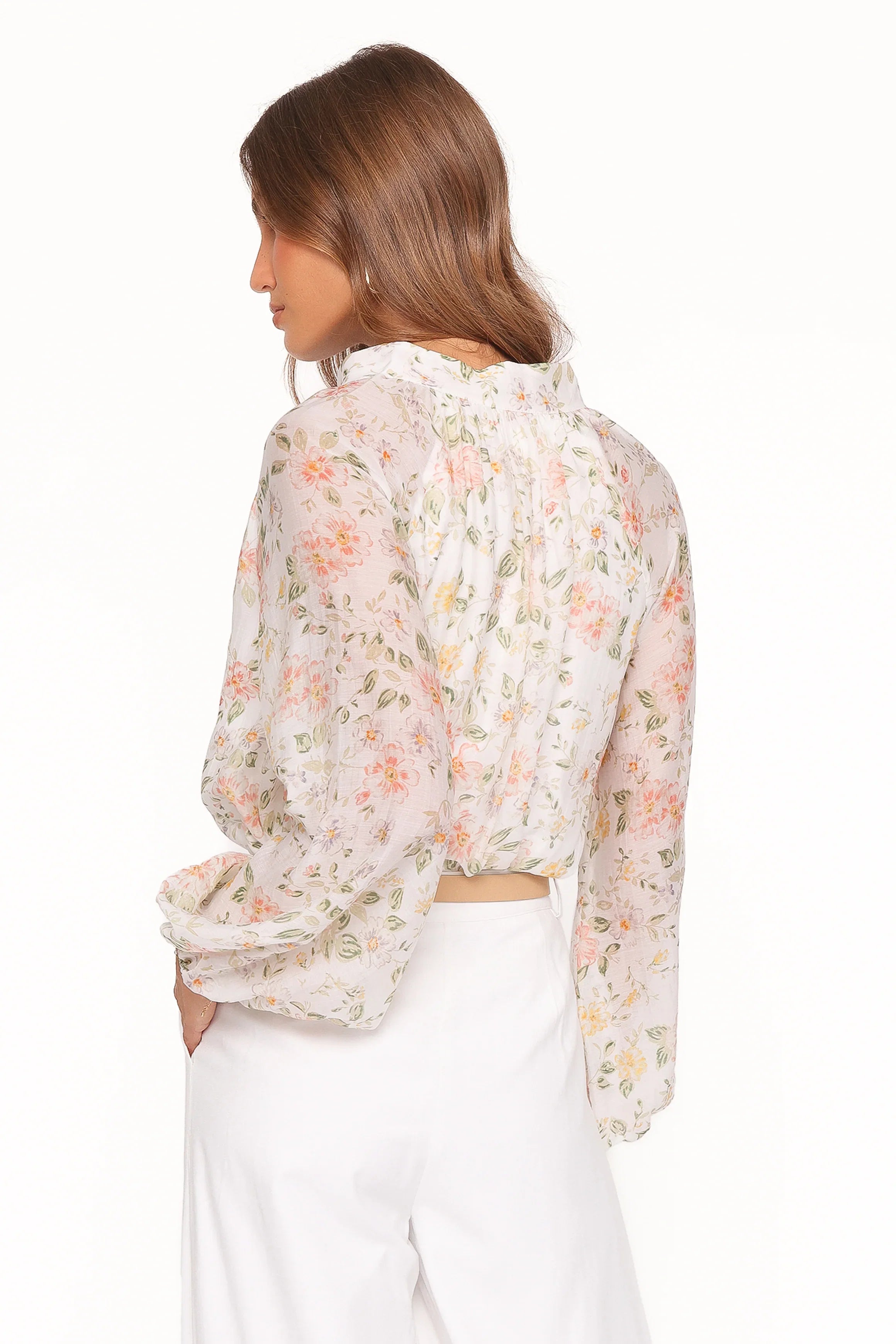 Marni Top White Multi Floral
