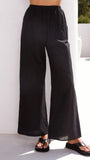 Talia Strapless Top and Pants Set Black
