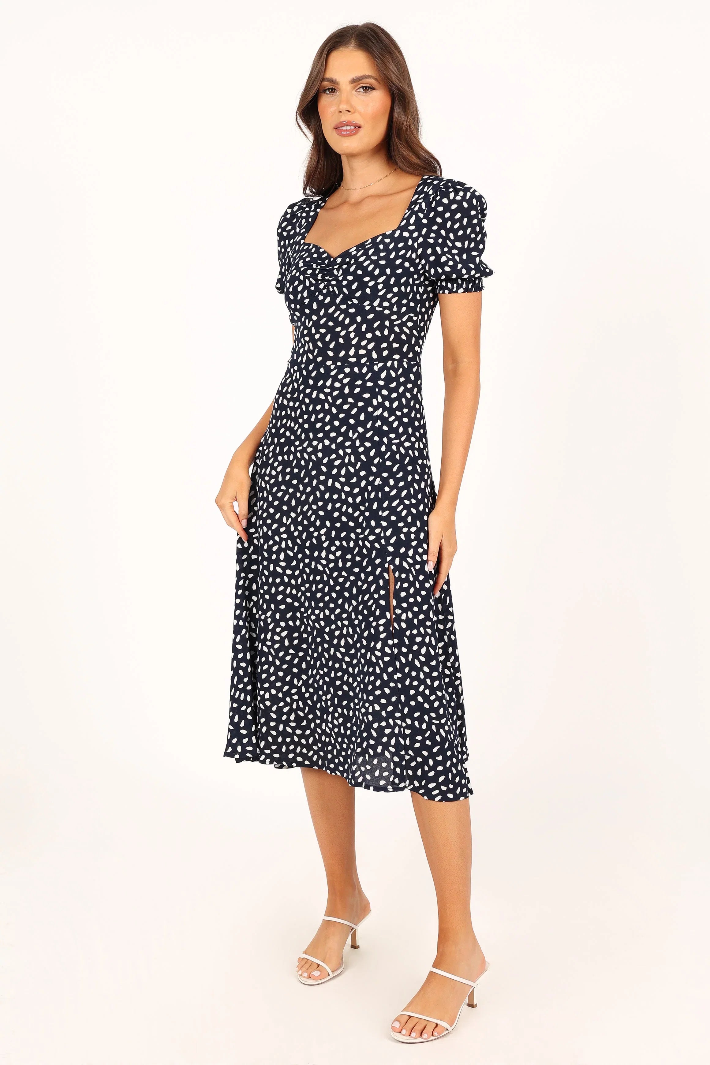 Franklin Dress Navy Print