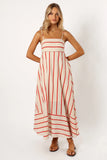 Brea Maxi Dress Cream Stripe