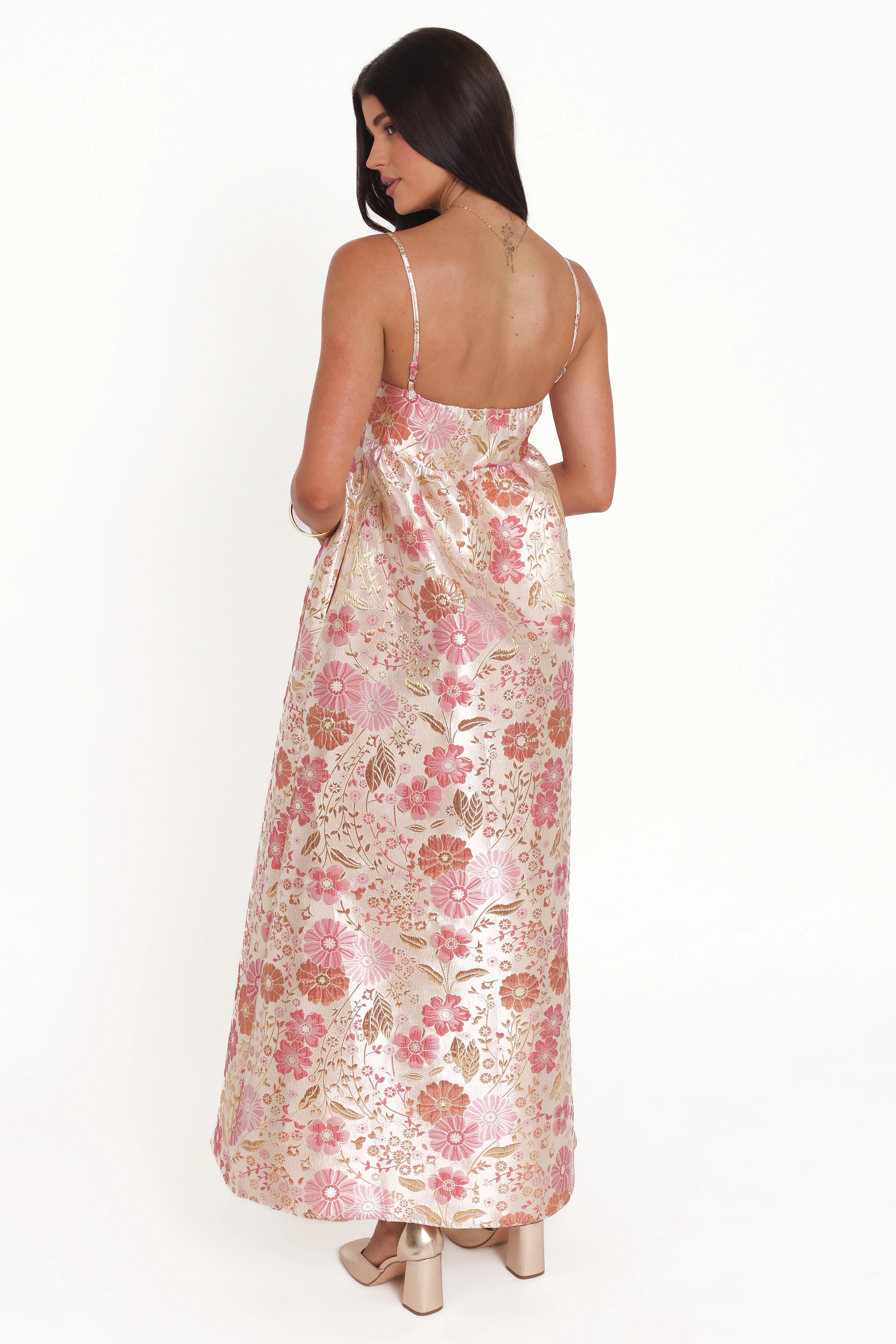 Yasmine Maxi Dress Pink Floral