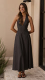 Skye Maxi Dress Steel Grey