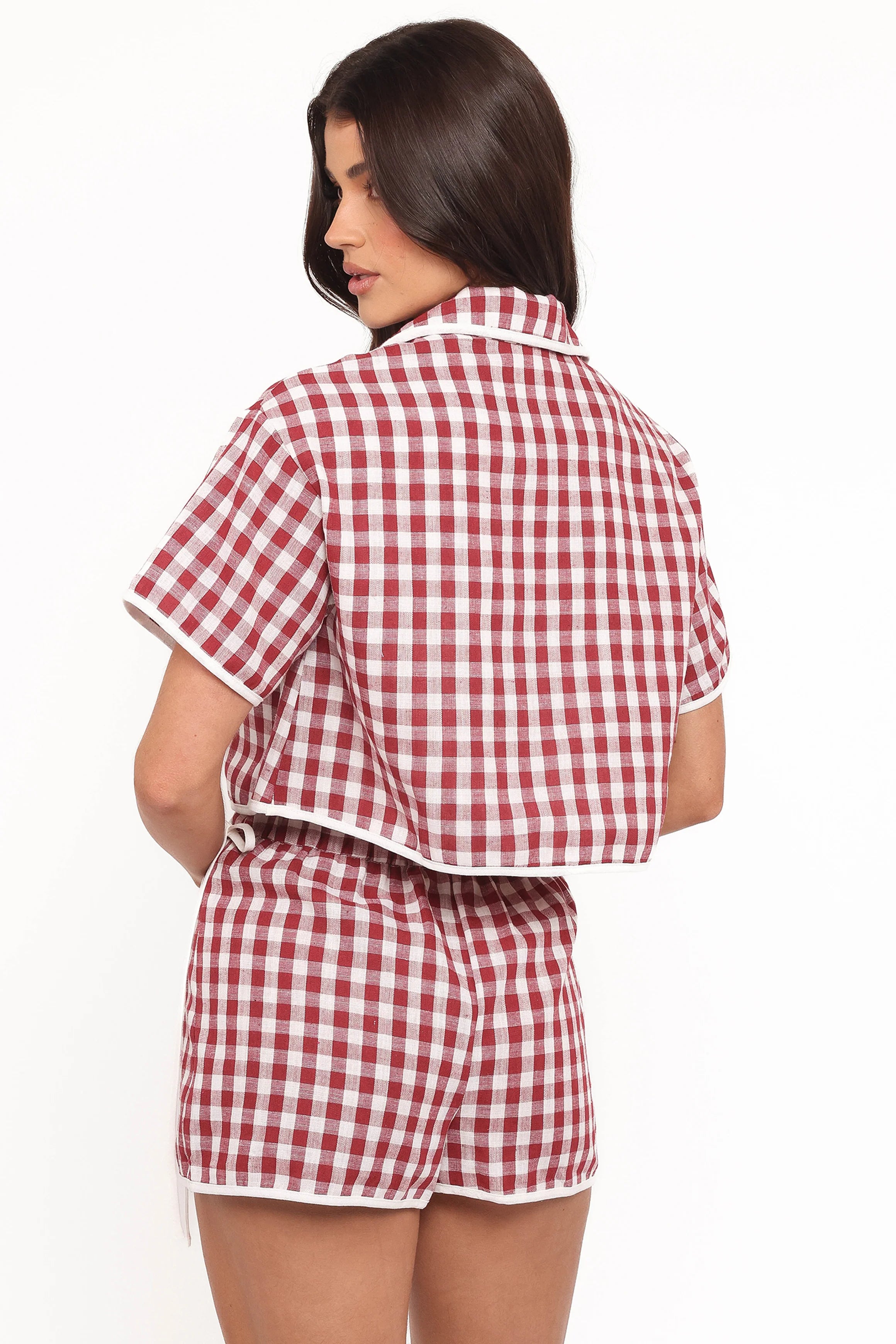 Ana Skort Set Burgundy