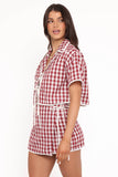 Ana Skort Set Burgundy