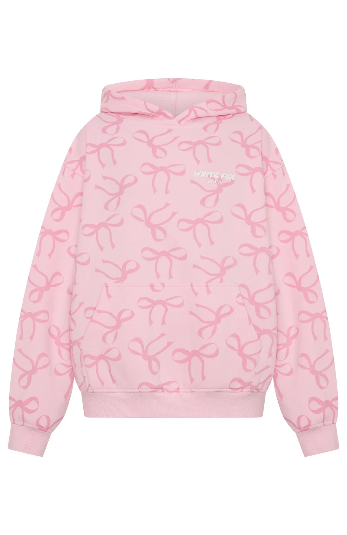 Vol 1 Oversized Printed Hoodie Posy Bow