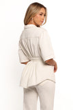 Lepal Denim Shirt White