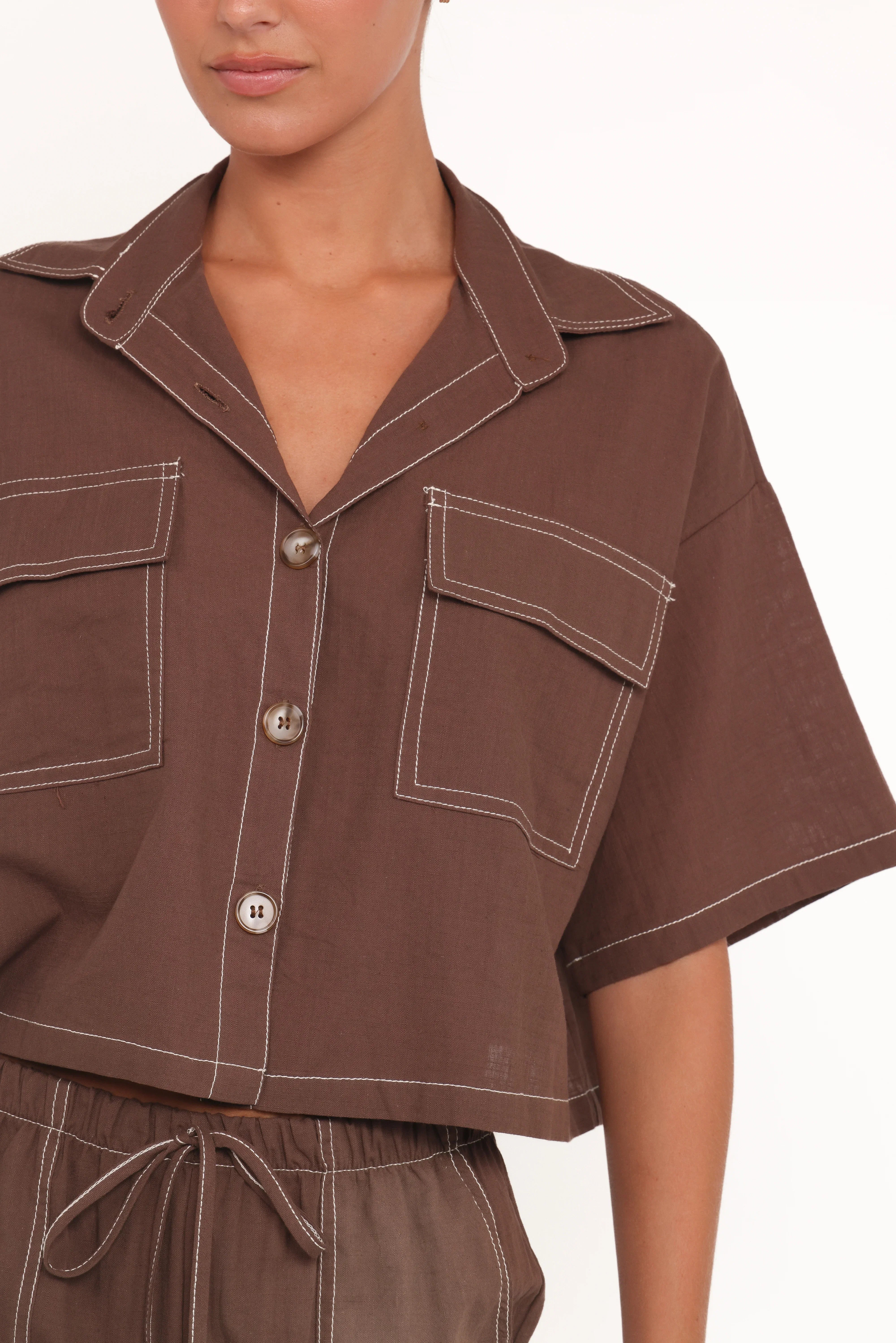 Jill Pant Set Chocolate