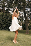 Sabrina Mini Dress Cream