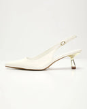 Pavilion Leather Slingback Heels