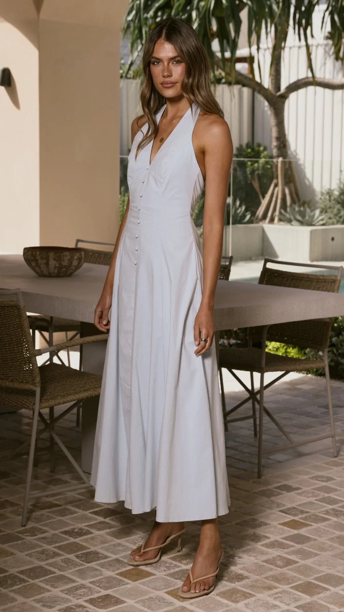 Kaia Maxi Dress Blue