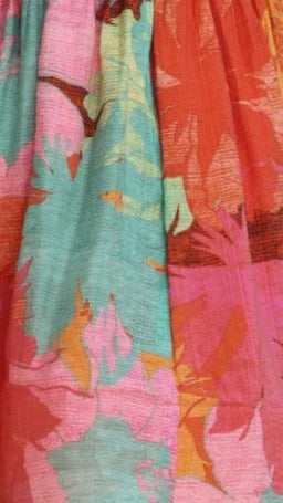 Abel Mini Dress Orange Floral