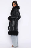 In My Space PU Jacket Black