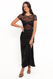 McKayla Midi Dress Black
