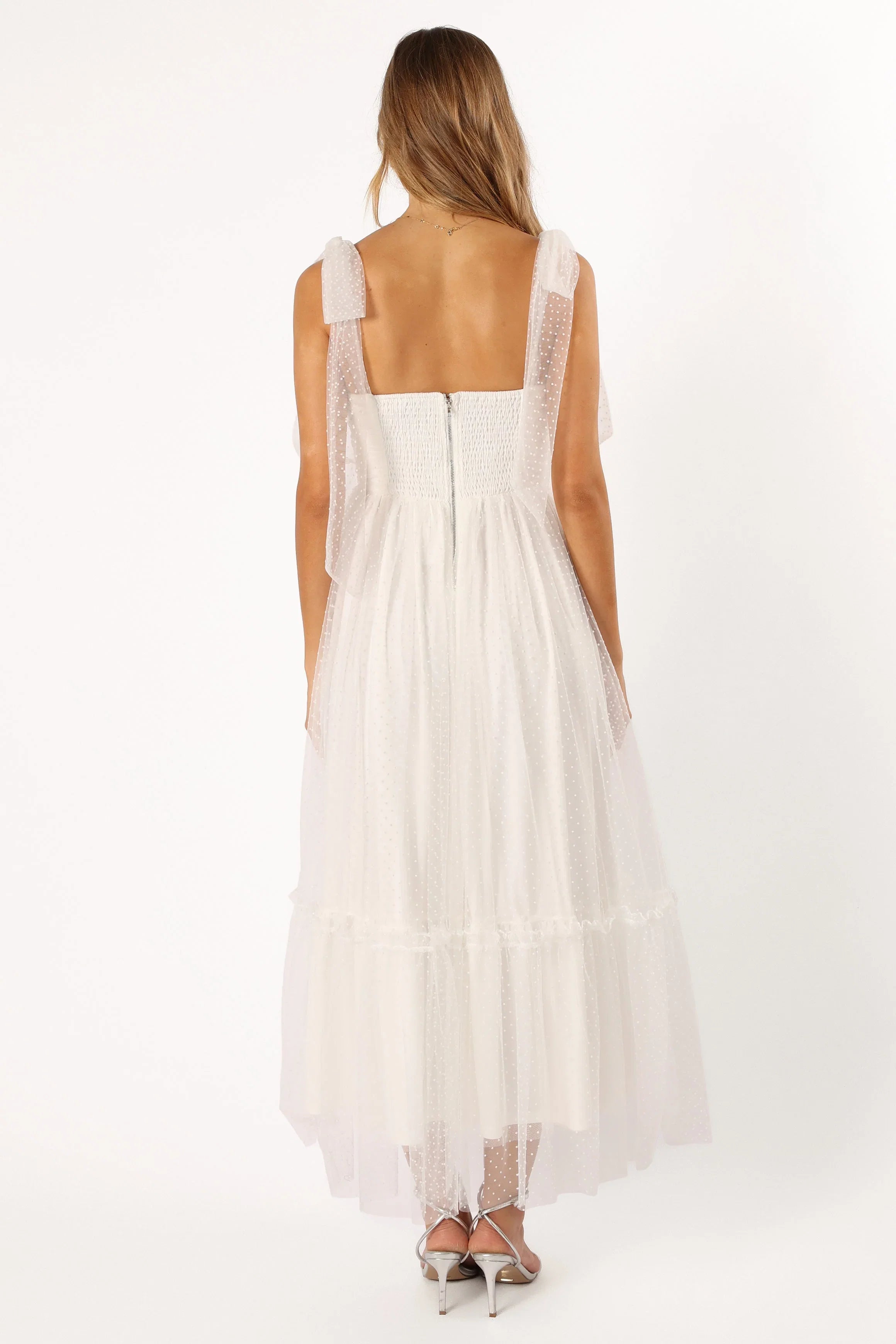 Floret Midi Dress Off White