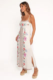 Vesta Midi Dress Pink Multi