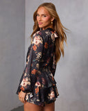 Serene Tiered Floral Romper