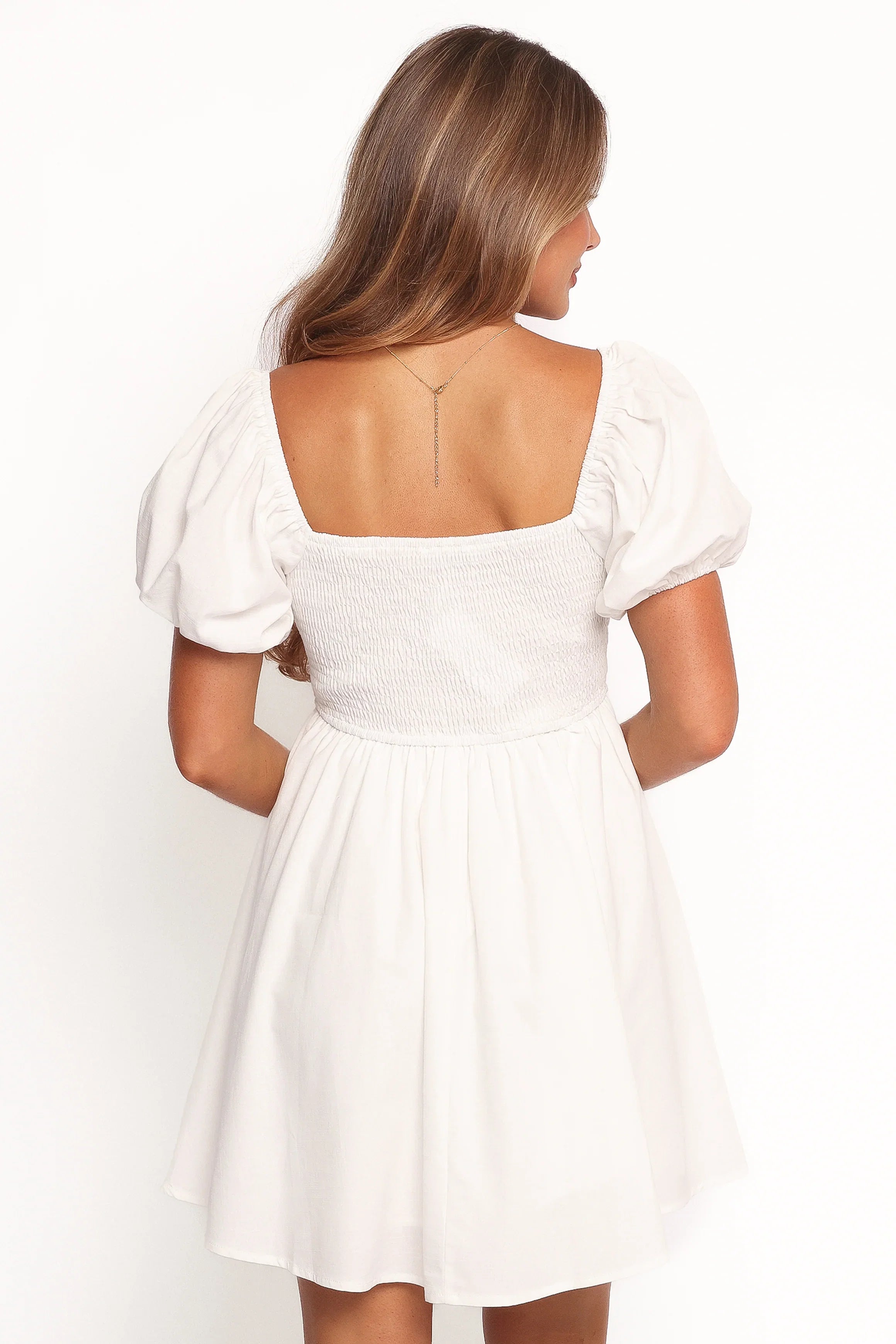 Eliska Mini Dress White