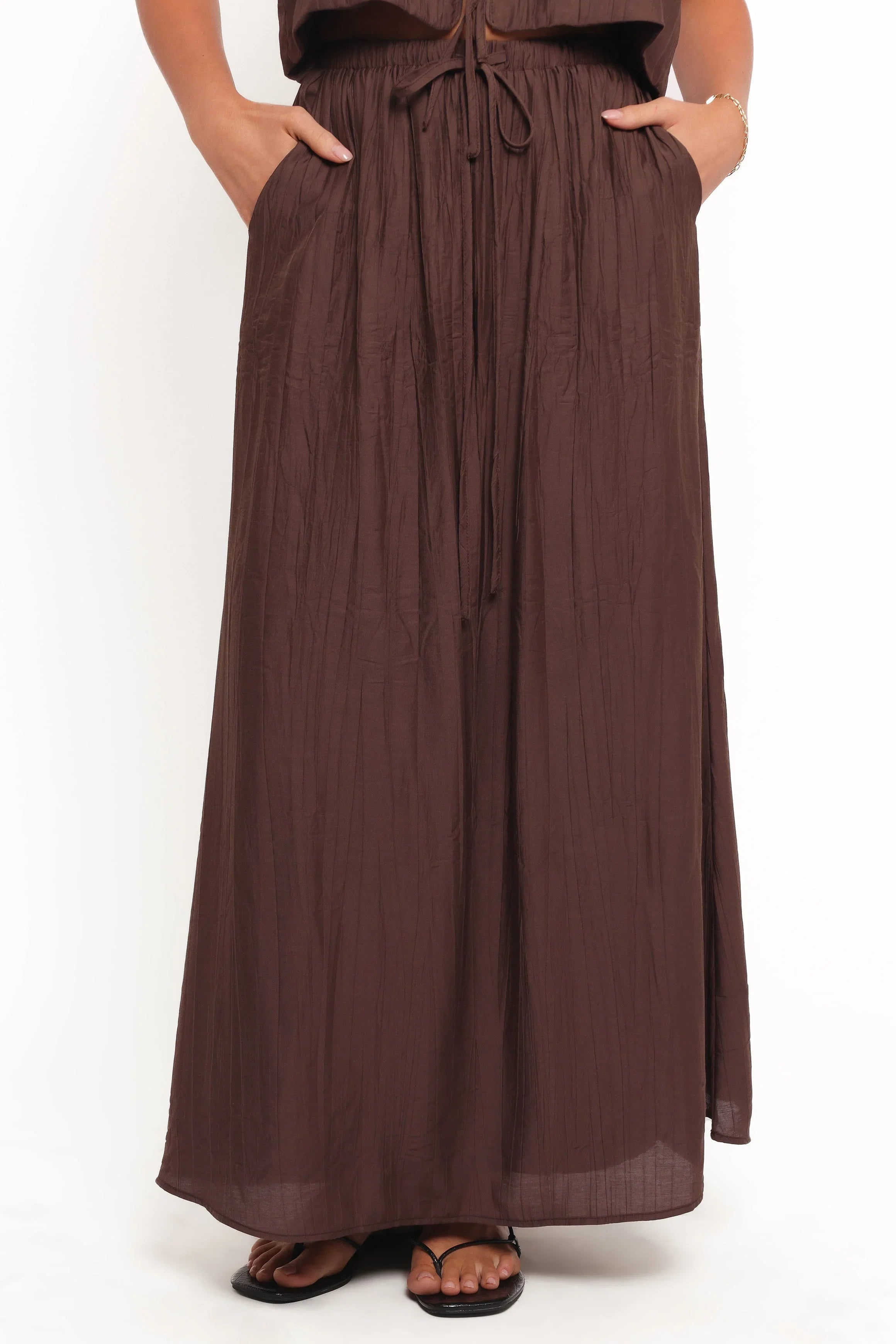 Captie Skirt Set Chocolate Brown