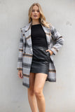 Zella Long Coat Grey Multi