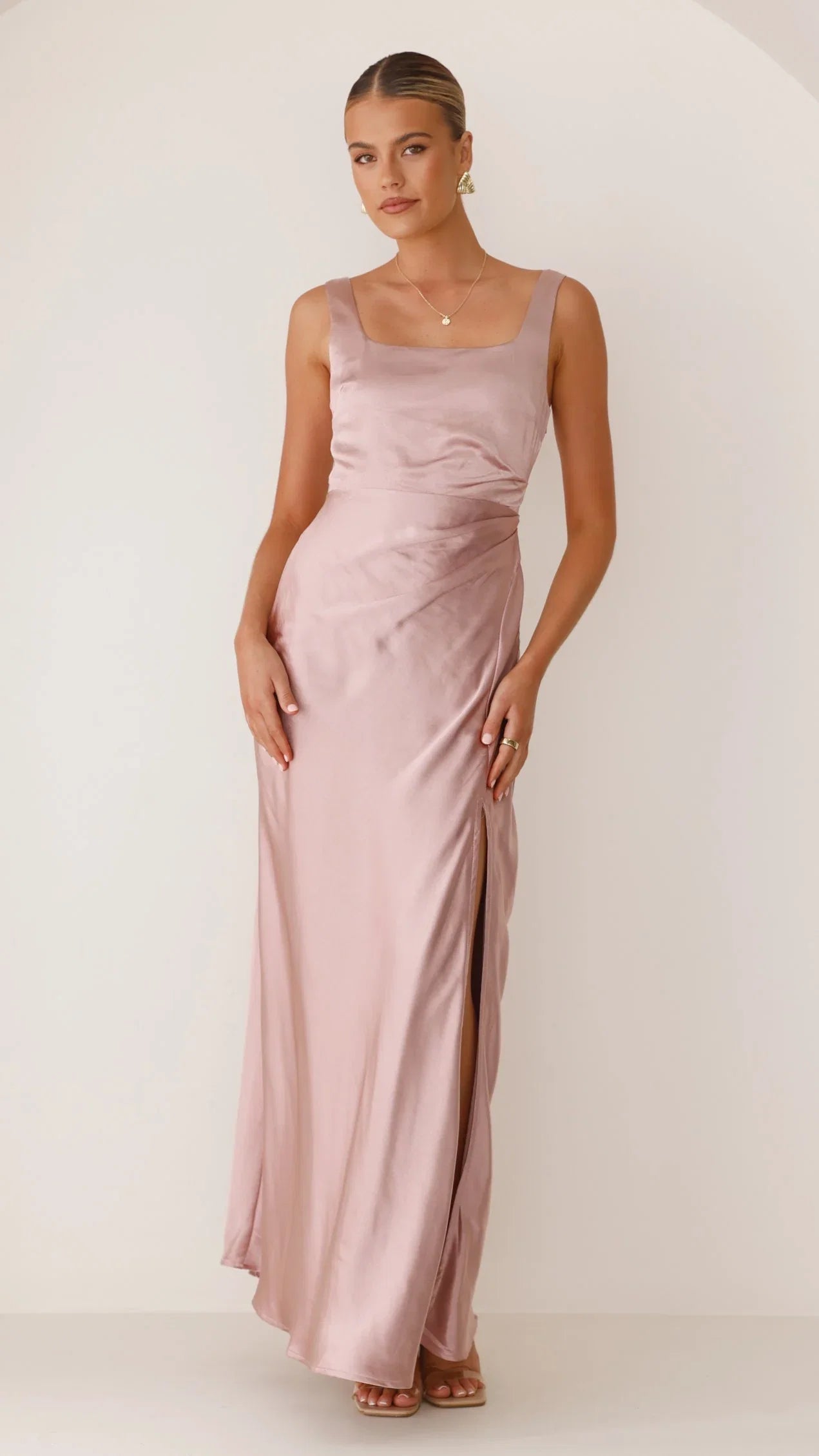 Alaria Maxi Dress Dusty Pink