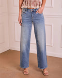 Tisla Super Stretch Mid Rise Straight Leg Jeans