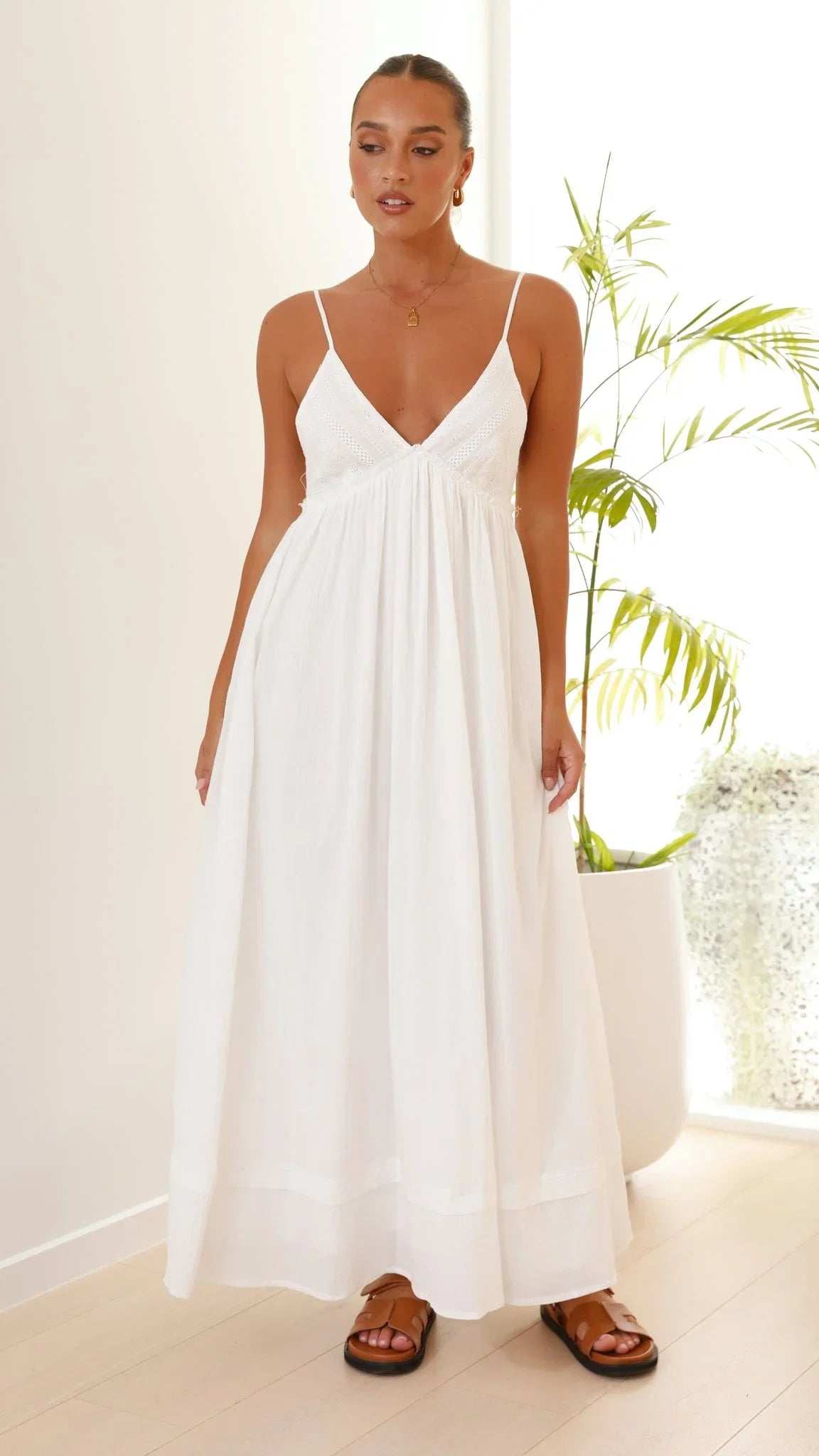 Elouise Maxi Dress White