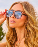 Sunny Glow Aviator Sunglasses