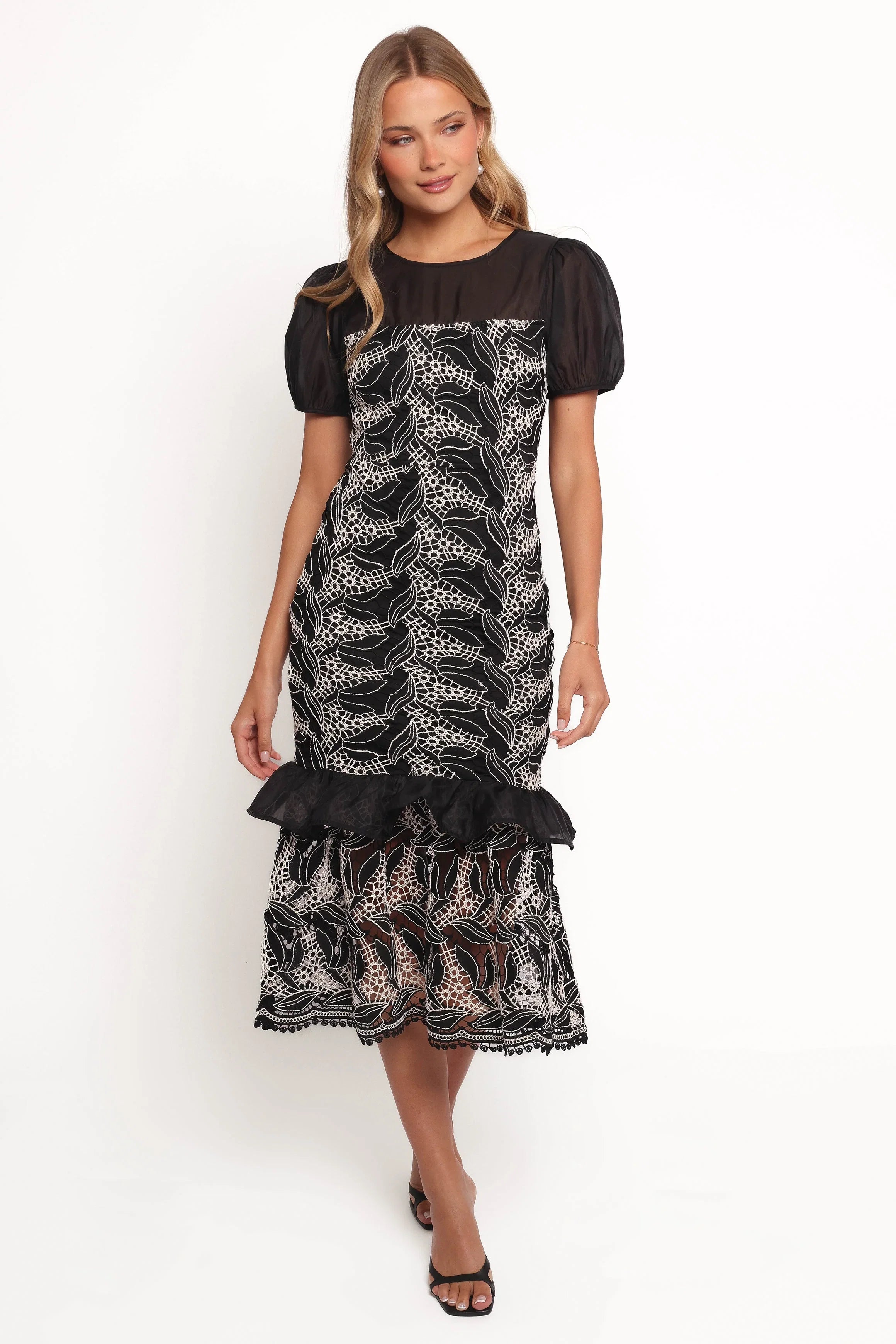 Peyton Midi Dress Black