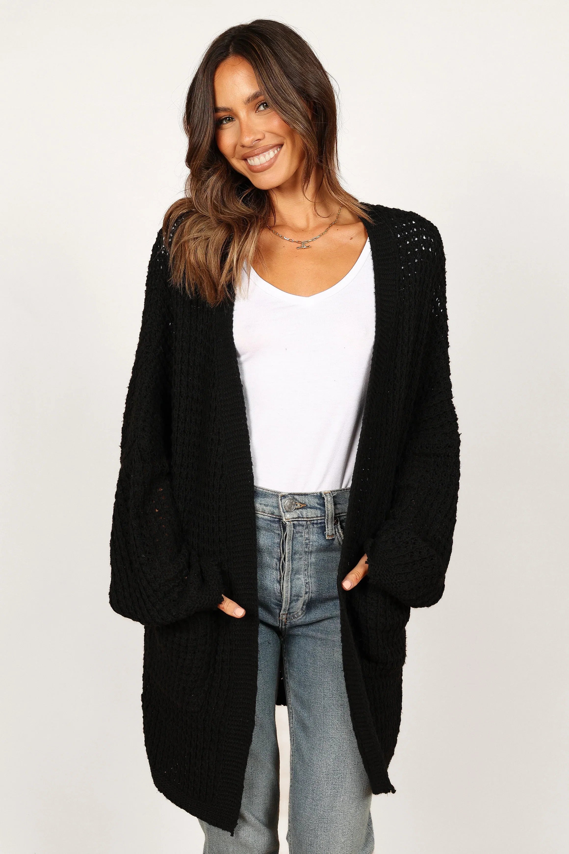 Leyonie Cardigan Black