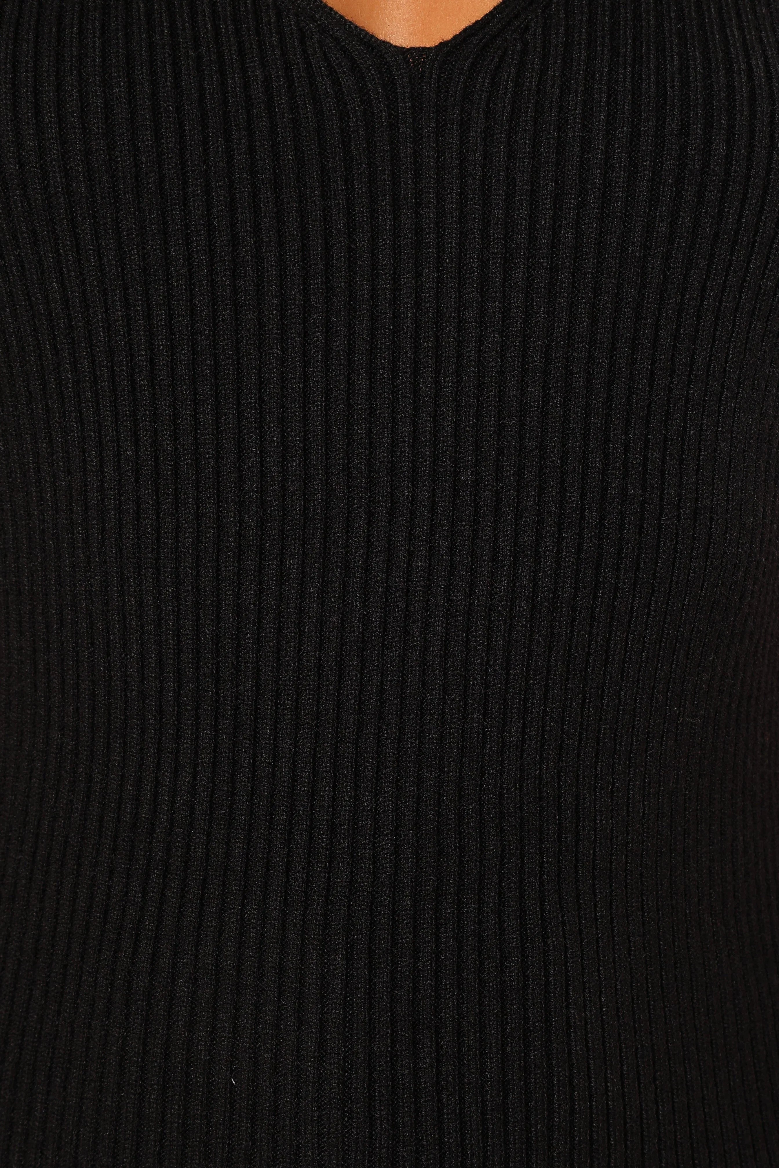 Emily Rib Top Black