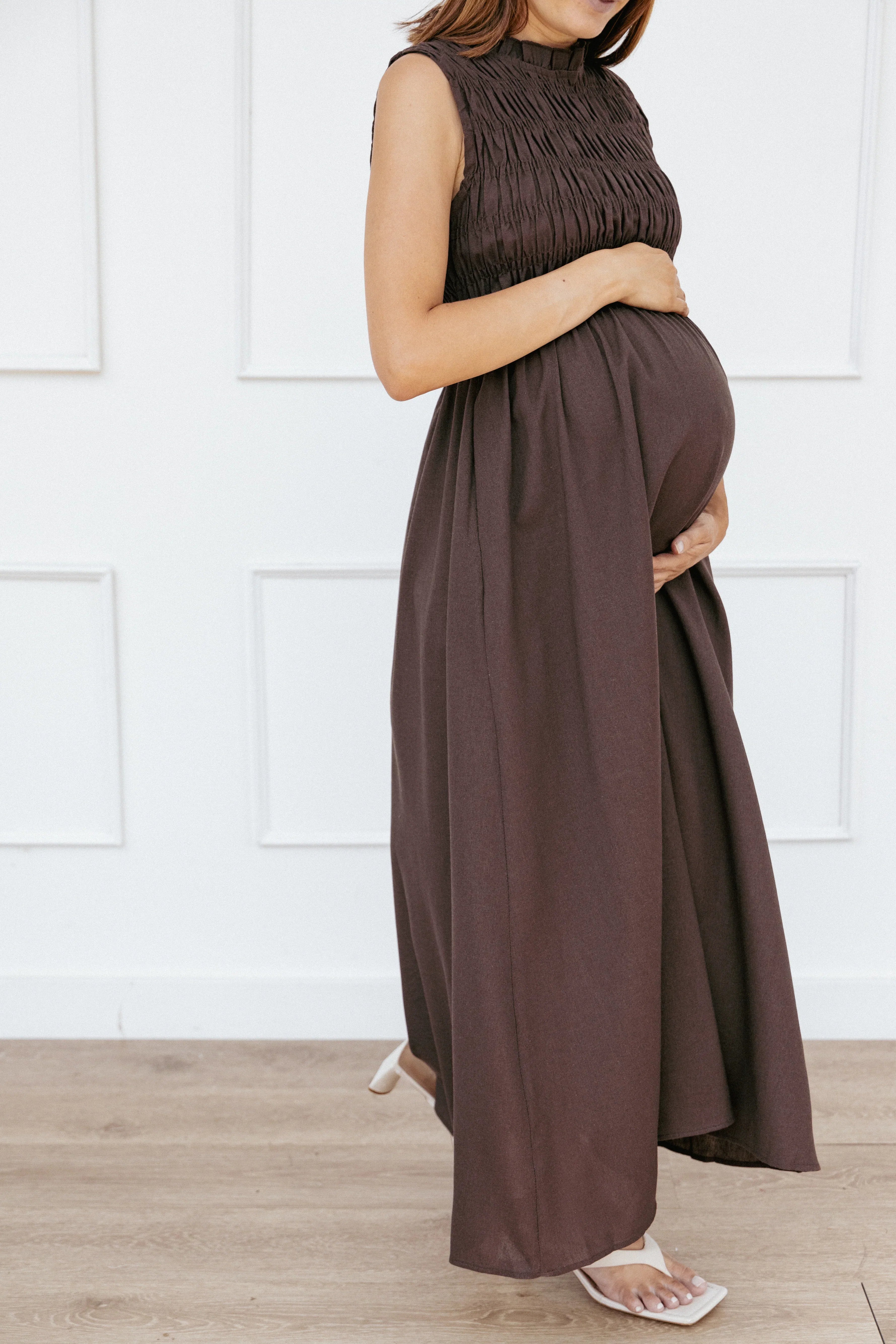 Lanna Maxi Dress Chocolate