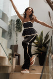 Mollymook Top Black Cream