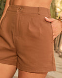 Ansela Pleated Trouser Shorts