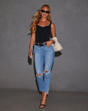 Vespera Sweetheart Neck Tank Top