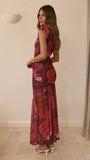 Delara Maxi Dress Fuchsia