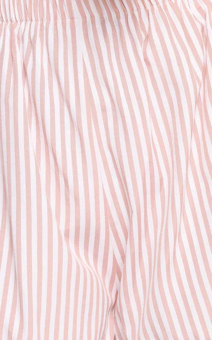 Wilson Short Set Peach Stripe White