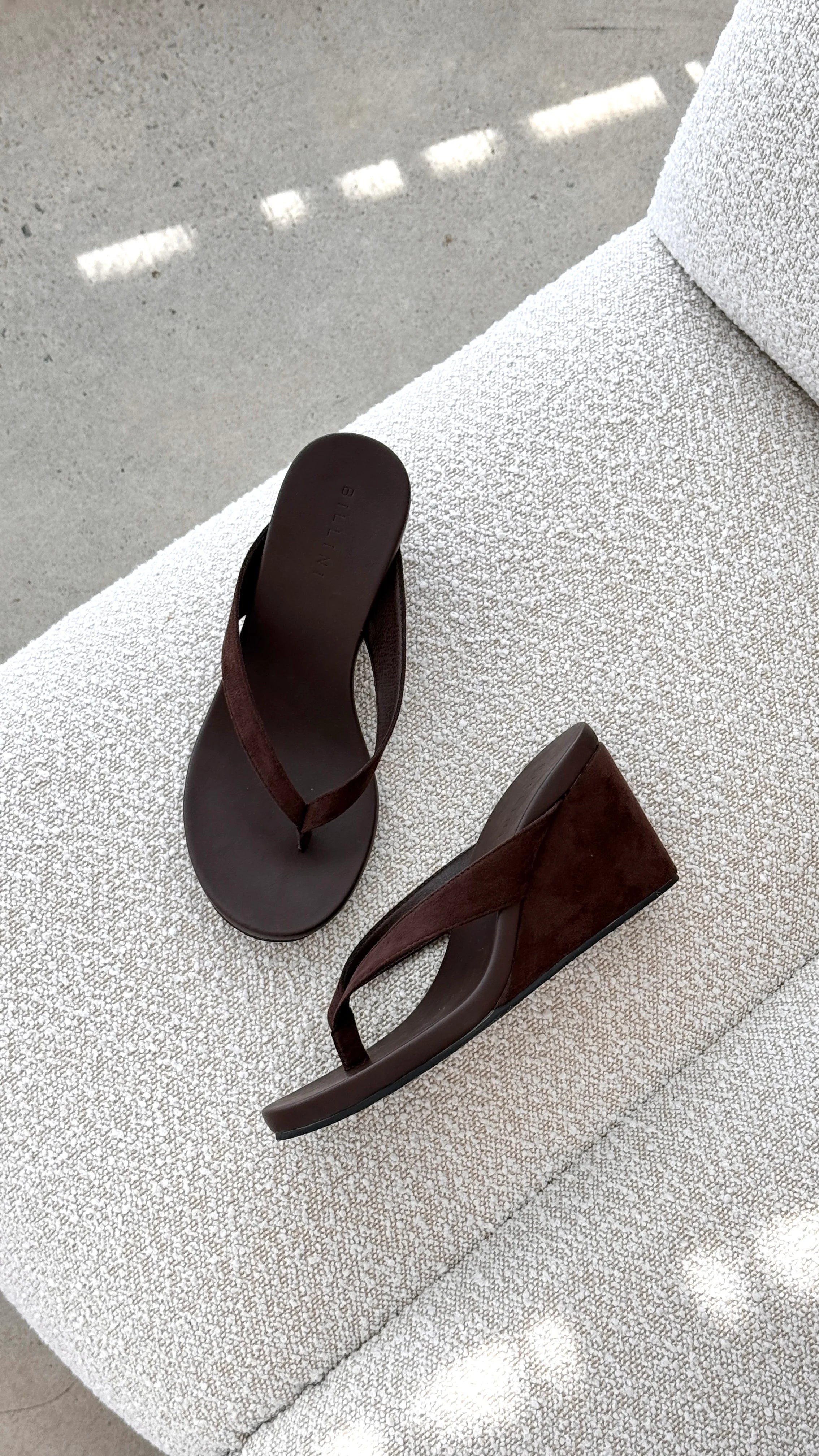 Ravyn Heel Dark Cacao Suede