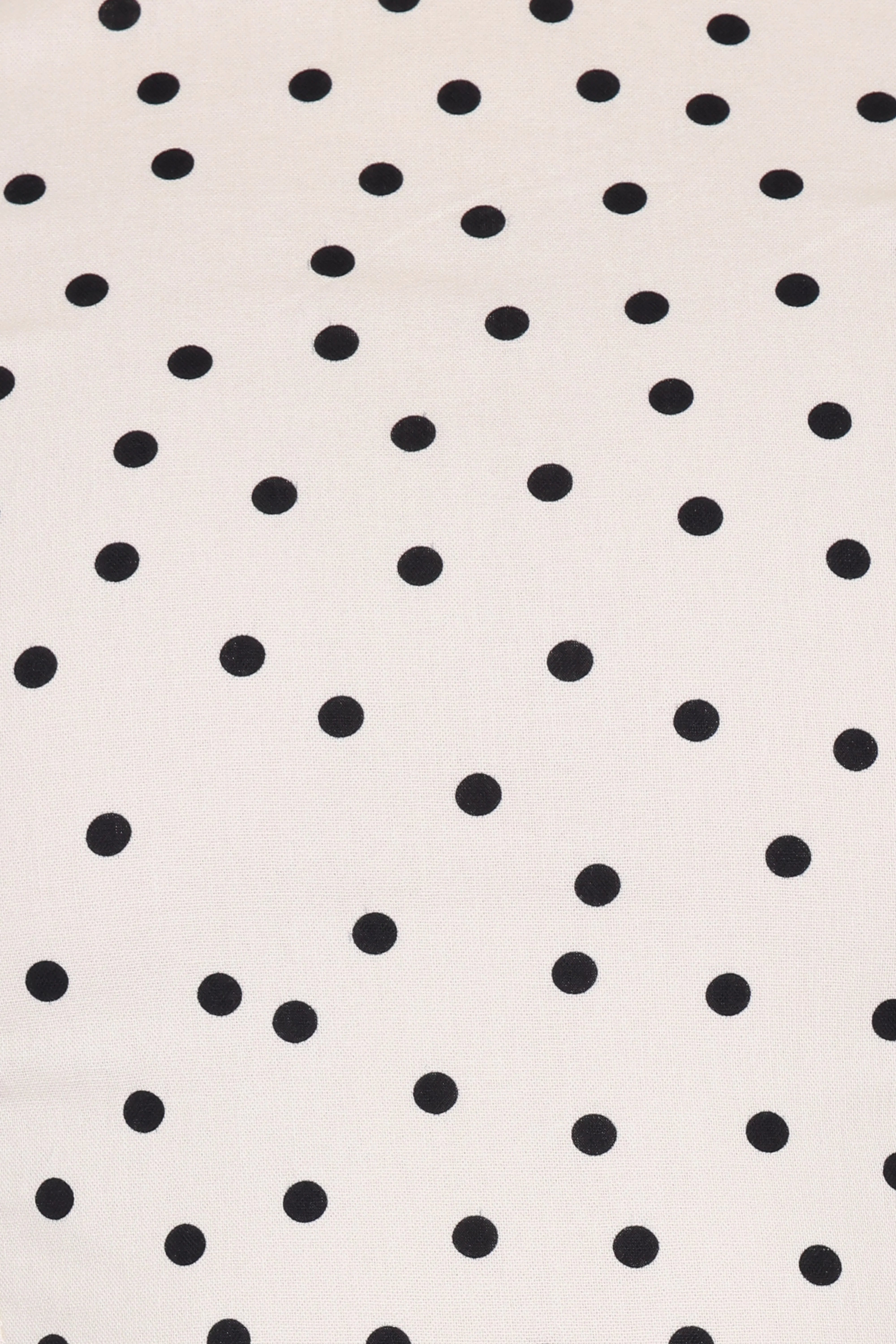 Kansas Mini Dress White Polka Dot