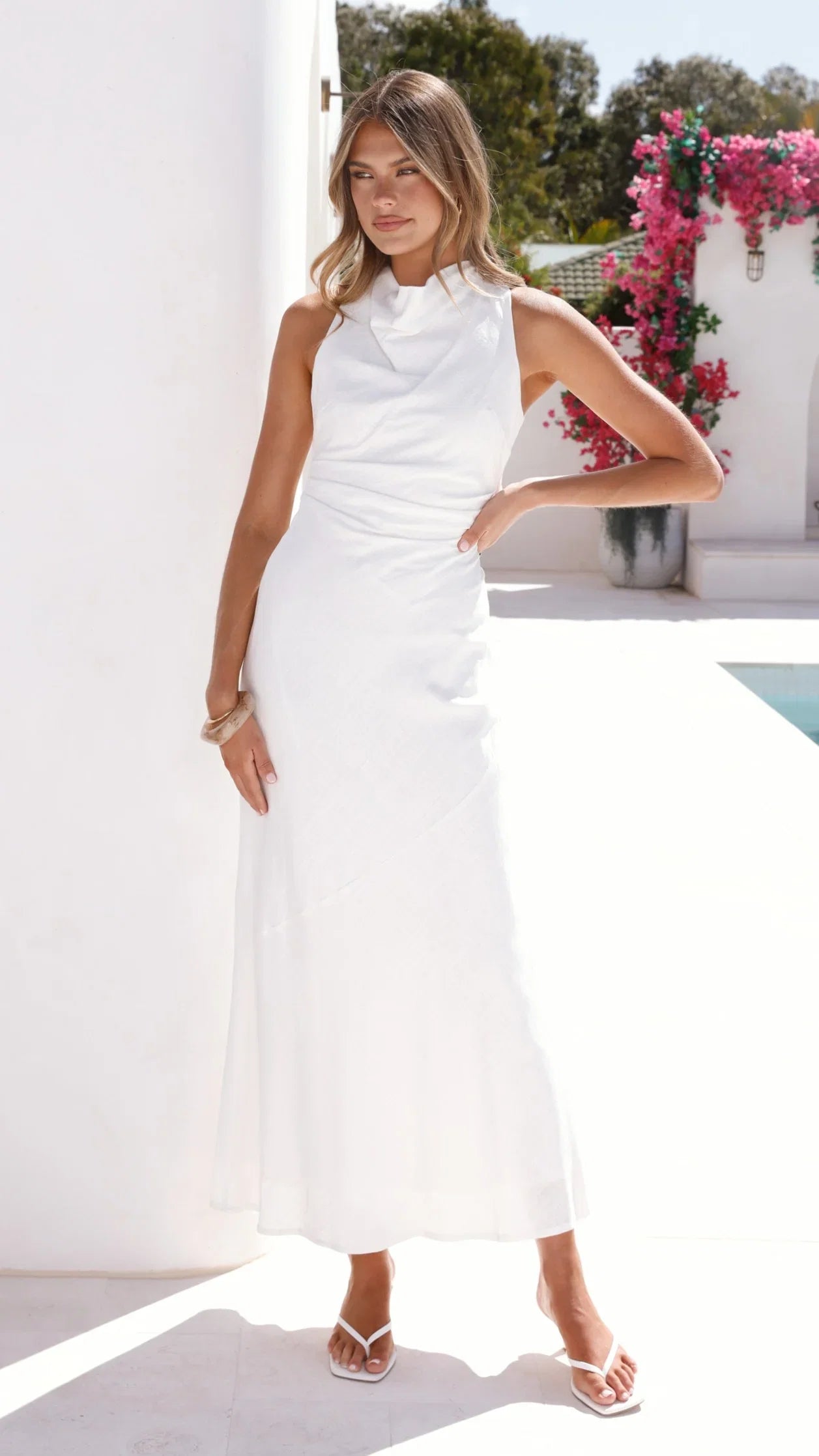 Velaris Maxi Dress White